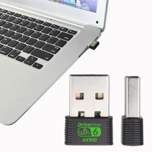 USB WiFi 6 Adapter 900Mbps Mini USB WiFi Dongle Dual Band 2.4 & 5.8 GHz for PC . - Bild 1 von 12