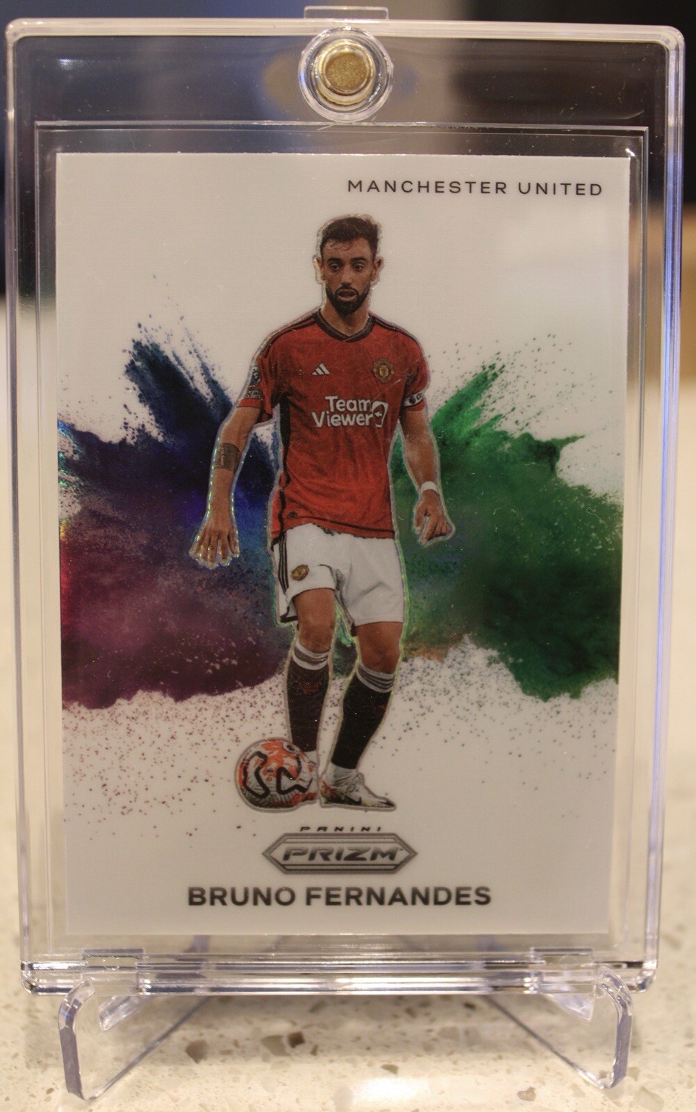 Bruno Fernandes - 2023-24 Panini Prizm Premier League EPL - COLOR BLAST SSP