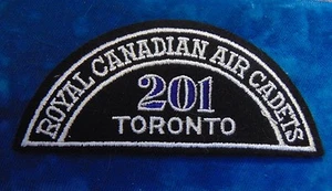 CANADA Royal Canadian Air Cadets TORONTO 201 flash a spalla squadrone - Foto 1 di 1