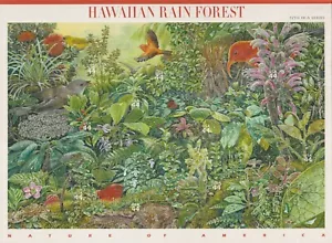 USA Stamp Sheet _ HAWAIIAN RAIN FOREST _ 10 Pcs 44 Cent Stamp - MNH - Picture 1 of 1