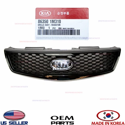 Parachoques delantero genuino rejilla radiador ⭐ OEM ⭐ Kia Forte Coupé 2010-2013 863501M310 Foto 1 de 4
