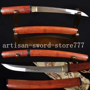JAPANISCHES SAMURAI SHIRASAYA SCHWERT TANTO Ton gehärtete SHINOGI-ZUKURI Klinge - Bild 1 von 11