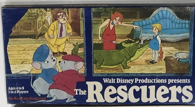 The Rescuers Vintage Board Game Walt Disney Parker Brothers 1977 COMPLETE EUC - Image 1 of 4