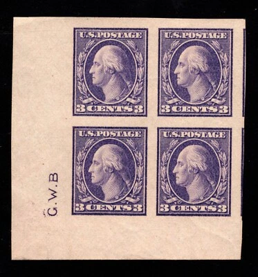 MOMEN: US STAMPS #484 BLOCK OF 4 MINT OG NH GEM LOT #89299 - Image 1 of 2