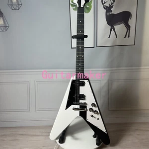 Flying V Electric Guitar Michael Schenker HH Pickups T-O-M Bridge Mahogany Body - Picture 1 of 11