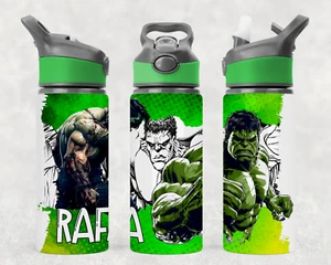 Personalised Water Bottle Hulk inspired Hulk mug Personalised Gift - Picture 1 of 9