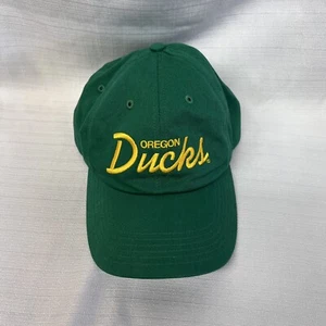 UNIVERSITY of Oregon DUCKS Ballcap Green Yellow Adjustable R65 - Picture 1 of 6