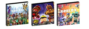 ROBLOX SET OF 3 WALL ART PLAQUES/CANVAS PICTURES - Picture 1 of 1