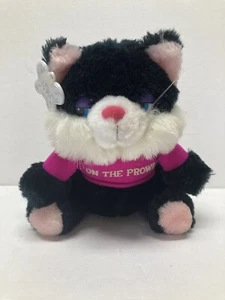 Russ and Berry Vintage Black Cat On the Prowl Plush Kitty #2812 - Picture 1 of 9