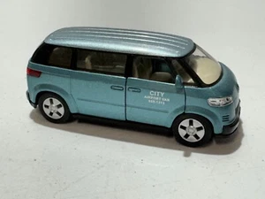 VINTAGE WELLY VOLKSWAGEN VW MICROBUS 2001 # 42330 CITY AIRPORT VAN - Picture 1 of 8
