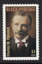 Scott 4222- Charles W. Chesnutt, Black Heritage- MNH 41c 2008- unused mint stamp