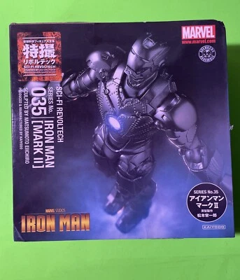 Figura Kaiyodo Sci-Fi Revoltech 035 Marvel Studios Iron Man Mark II - *A1* Foto 1 de 4