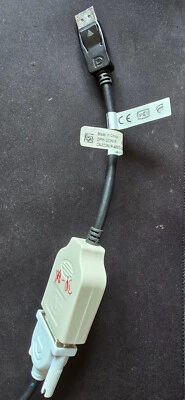 Samsung BN39-00246S DVI Kabel DVI-D 18+1 Single Link 1,43m, Adapter DP Stecker - Bild 1 von 2