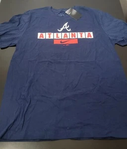 Nike Tee MLB Atlanta Braves T-shirt Large - Picture 1 of 6
