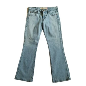 VTG Levi's 518 Superlow Bootcut Distressed Blue Jeans Jr Size 9 33W x 31L - Picture 1 of 9