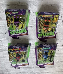 Nickelodeon Teenage Mutant Ninja Turtles Stealth Tech Leo Raph Donnie Mikey Set - Foto 1 di 6