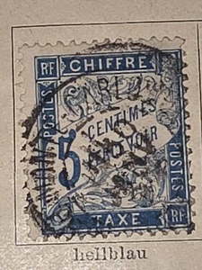 Foreign France 5c Stamp Used - #I521 - Picture 1 of 1