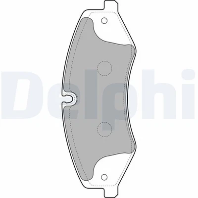 Disc Brake Brake Pad Set Delphi LP2176 Fits Land Rover Discovery Discovery - Image 1 of 3