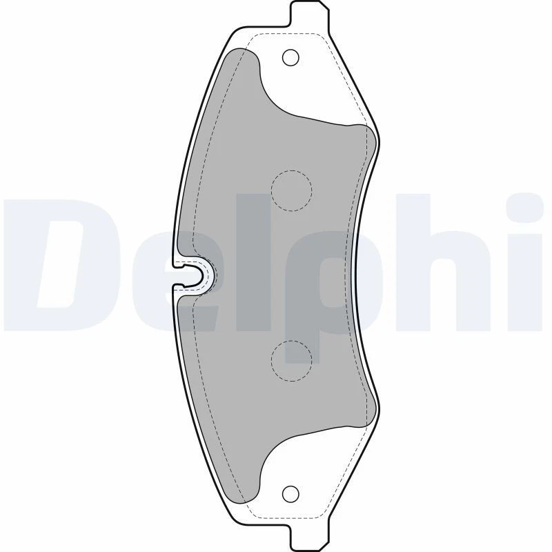 Disc Brake Brake Pad Set Delphi LP2176 Fits Land Rover Discovery Discovery - Image 1 of 3