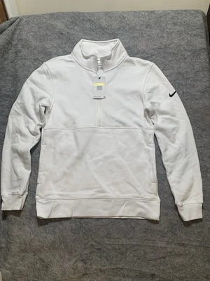 Nike Men's Golf 1/2 Zip White Size Medium Pullover NEW NWT - Image 1 of 4