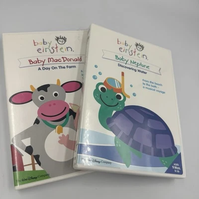 Set Lot Baby Einsteins DVDs Baby Neptune MacDonald Foto 1 de 2