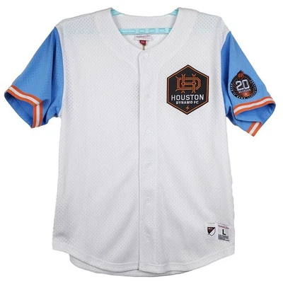 Houston Dynamo Mitchell & Ness MLB большой Джерси рубашка покроя и шитья искусства белый новый с Ярлыками - Изображение 1 из 4
