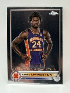 2022 Topps Chrome McDonald's All American - Chris Livingston #51 (RC) - Picture 1 of 2
