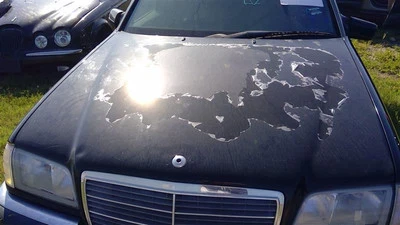 Hood 202 Type C230 Fits 94-00 MERCEDES C-CLASS 93245 SOLD AS IS — 第 1/4 张图片