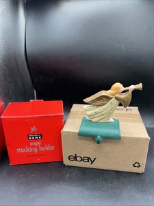 Eddie Bauer Angelo con Tromba Porta Calze in Ghisa Natale Pesante - Foto 1 di 8