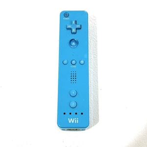 Official OEM Original Nintendo Wii & U Remote Wiimote Controller Blue RVL-003 - Picture 1 of 1
