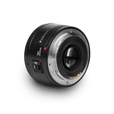 YN35mm F2 Lens 1:2 AF/MF Wide-Angle Fixed/Prime Auto Focus Lens for Canon EF ... - Image 1 of 4