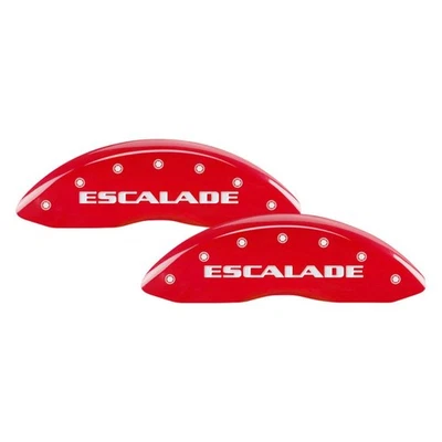 For Cadillac Escalade 07-20 Caliper Covers Gloss Red Caliper Covers w Escalade - Image 1 of 3