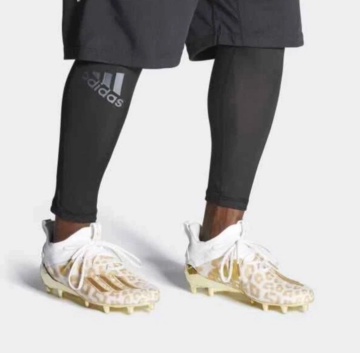 Adidas Adizero X Anniversary Men’s 11.5 Football Cleats EH3472 Gold Cheetah NWOB - Image 1 of 4