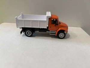 Boley HO Scale Orange & White International Dump Truck - Picture 1 of 1