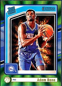 Adem Bona | #205 | Clasificado Novato | Holo Láser Verde | 76ers | 2024-25 Panini - Imagen 1 de 2
