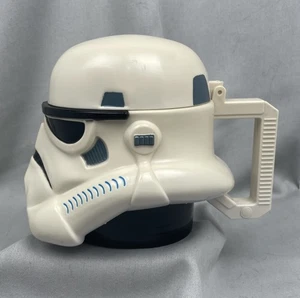 Disney Parks Star Wars Storm Trooper Helm Plastikbecher mit Klappdeckel weiß - Bild 1 von 9