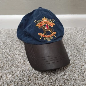 Polo Ralph Lauren Equestrian Bleecker 381 Leather Brim Adjustable Hat - Picture 1 of 8