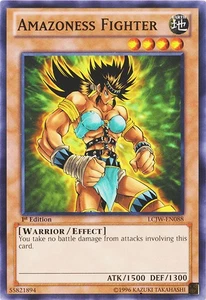 Amazoness Fighter - LCJW-EN088 - Common - 1st Edition - Damaged - Picture 1 of 1