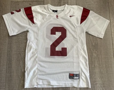 #2 USC Trojans NCAA Nike команды белый выездной Джерси молодежи маленький 8-10 - Изображение 1 из 4