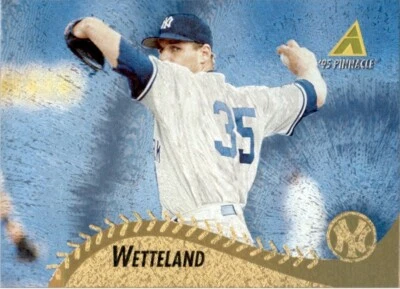 1995 Pinnacle Museum Collection #347 John Wetteland New York Yankees - Image 1 of 2
