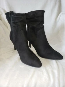 Unisa Womens Piera Suede Closed Toe Ankle Fashion Boots, Black, Size 9 - Picture 1 of 5