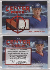 2020-21 Leaf ITG Used Center Piece Relics Red /3 Pat LaFontaine #CP-10 HOF