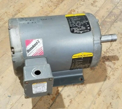 1.5HP Baldor Industrial Electric Motor 184T 975RPM 3PH 190-208V/308-415V 50Hz - Image 1 of 4