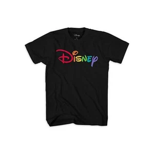 Disney Rainbow Logo Boys Short Sleeve T-Shirt XS - Picture 1 of 2