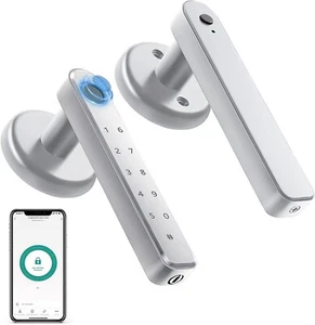 Fingerprint Door Lock Smart Door Lock with App Code Key Door Lock with Handle - Picture 1 of 7