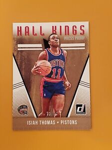 Isiah Thomas 2018-19 Panini Donruss Basketball Hall Kings Press Proof #27  73/99