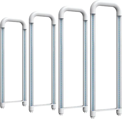 U Bend LED Tube Light, T8 T12, 18W(40W Equivalent), 5000K Daylight, 2000LM, Fluo - Image 1 of 4