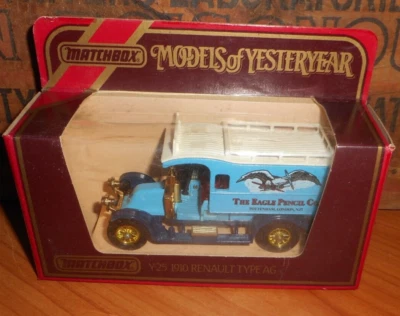 Matchbox Models of Yesteryear 1910 Renault Type AG Y-25 Eagle Pencil Co. - Image 1 of 2