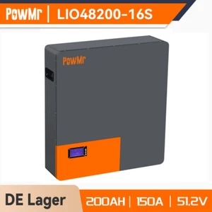 10kWh 51.2V accumulatore solare fotovoltaico solare LiFePO4 accumulatore di corrente litio batteria 200Ah nuovo - Foto 1 di 11