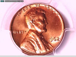 1962 P Lincoln Memorial Cent PCGS MS 64 RD 30823029 Video - Picture 1 of 3